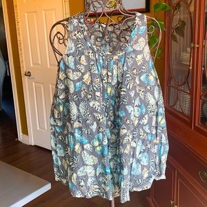 Anthropologie Edme & Esyllte Butterfly Top